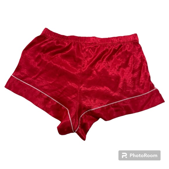 2 Victoria Secret Satin Pajama Shorts Medium - Picture 3 of 8